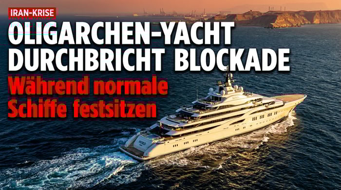Luxus-Yacht eines russischen Oligarchen schlüpft durch die Iran-Blockade – Wie kann das sein?