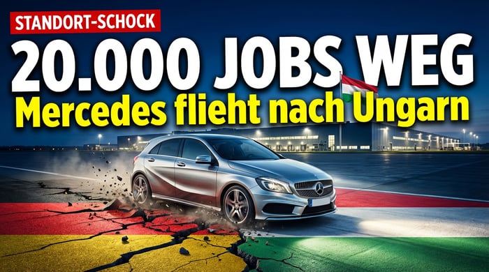 Mercedes verlagert A-Klasse-Produktion nach Ungarn: 20.000 deutsche Arbeitsplätze vor dem Aus