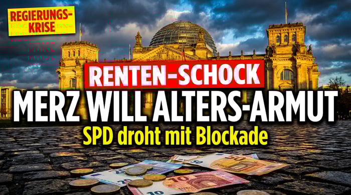 Merz degradiert die gesetzliche Rente zur Almosenkasse – und die Republik tobt