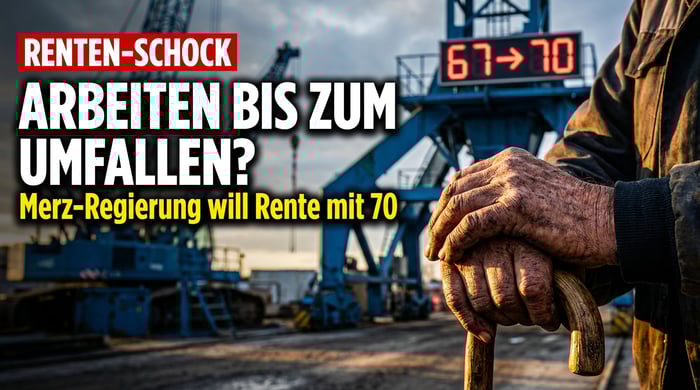 Merz-Regierung fordert: Deutsche sollen bis zum Umfallen schuften – Rente erst im Greisenalter?