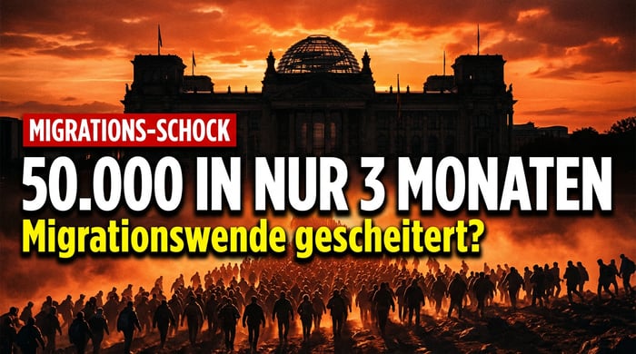 Migrationswende? Fast 50.000 Zuwanderer allein im ersten Quartal 2026