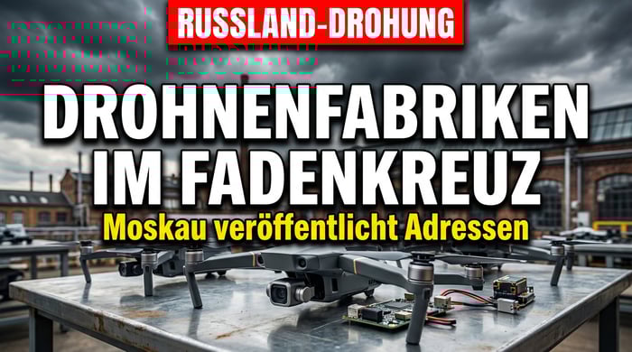 Moskau droht Europa unverhohlen: Drohnenfabriken im Fadenkreuz