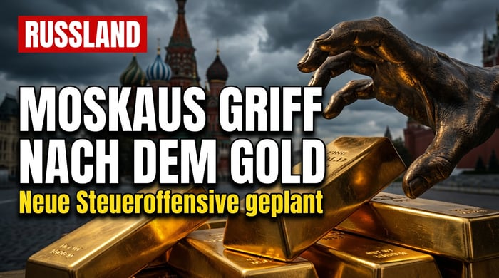 Moskaus gieriger Griff nach dem Gold: Russland plant massive Steueroffensive auf Edelmetalle