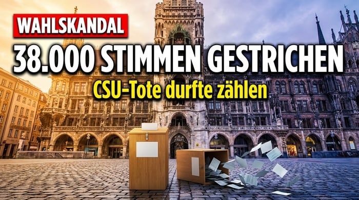 Münchner Wahlskandal: Fast 38.000 Stimmen für AfD-Kandidaten nachträglich annulliert – CSU-Tote durfte zählen