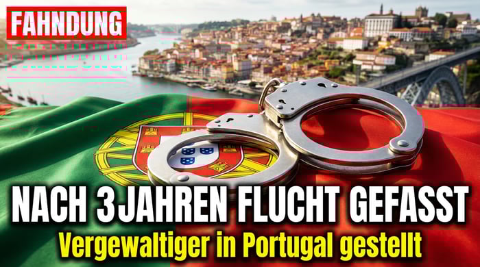 Mutmaßlicher Vergewaltiger nach fast drei Jahren Flucht in Portugal gefasst