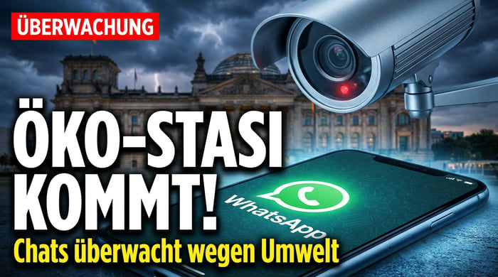 Öko-Stasi 2.0: Bundesregierung erlaubt Chat-Überwachung und Gesichtserkennung wegen Umweltdelikten