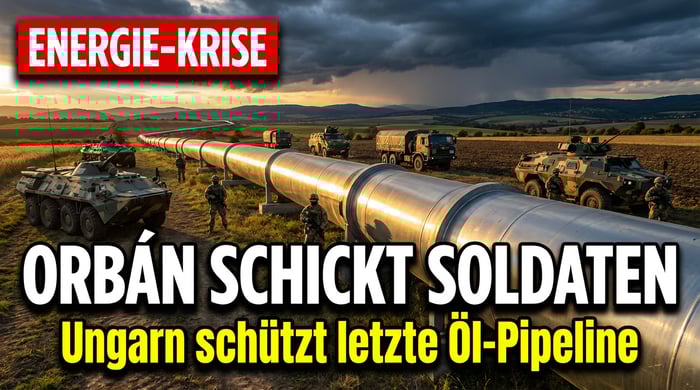 Orbán macht Ernst: Ungarns Armee soll Europas letzte Öl-Lebensader schützen