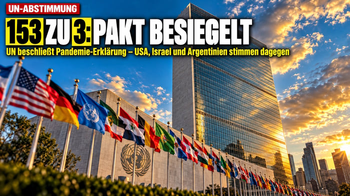 Pandemie-Pakt der UN: 153 Staaten nicken ab – nur drei sagen Nein!