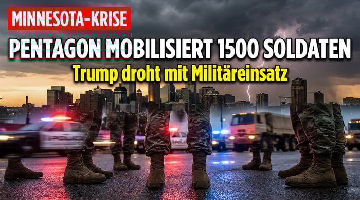 Pentagon mobilisiert 1500 Soldaten: Eskalation in Minnesota droht