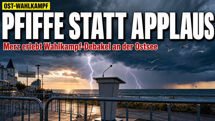 Pfiffe statt Applaus: Kanzler Merz erlebt Ostsee-Debakel