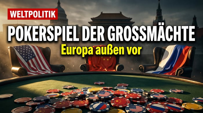 Pokerspiel der Großmächte: Trump in Peking, Putin im Anflug – und Europa schaut zu