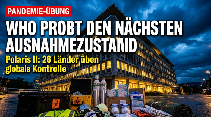 Polaris II: Die WHO probt die nächste Pandemie – während die Welt brennt