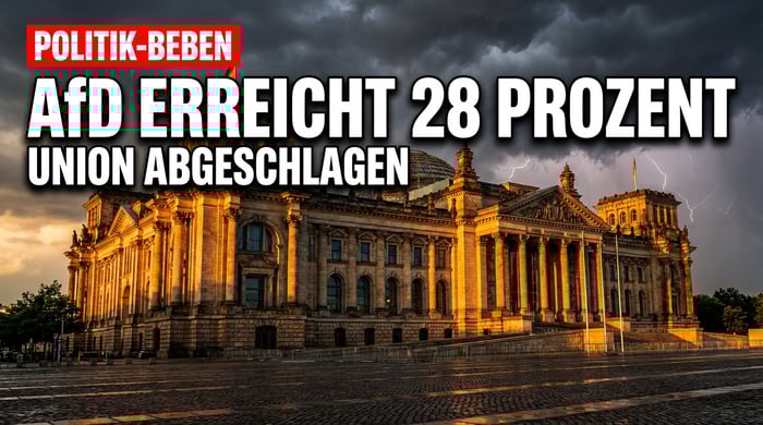 Politisches Erdbeben: AfD klettert auf historische 28 Prozent – Merz-Regierung im freien Fall