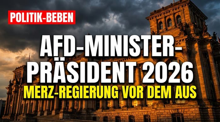 Politisches Erdbeben kündigt sich an: Mehrheit der Deutschen rechnet noch 2026 mit AfD-Ministerpräsident und Ende der Merz-Regierung