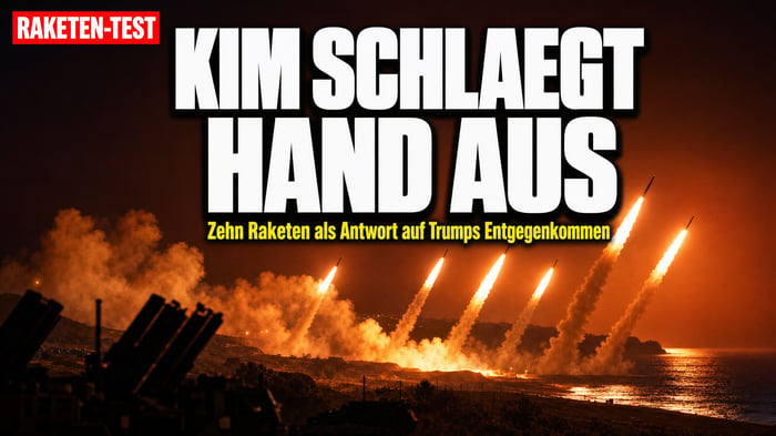 Raketen statt Handschlag: Kim lässt Trump abblitzen