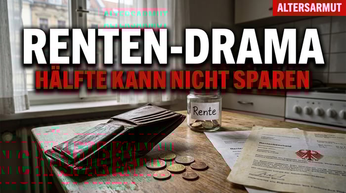 Rentendrama in Deutschland: Wenn der Wunsch zu sparen am leeren Portemonnaie scheitert