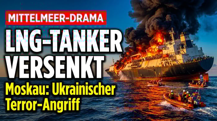 Russischer LNG-Tanker versinkt im Mittelmeer – Moskau spricht von ukrainischem Terrorangriff