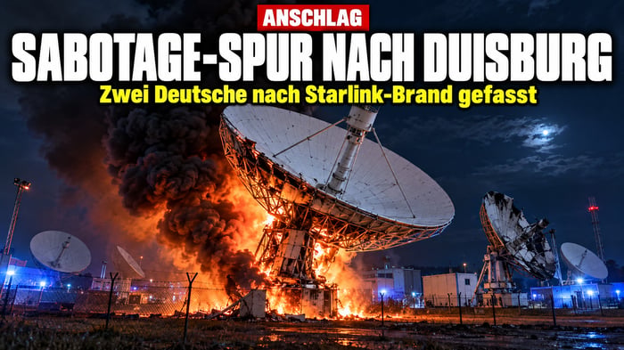 Sabotage-Spur nach Duisburg: Zwei 19-Jährige nach Starlink-Brand gefasst
