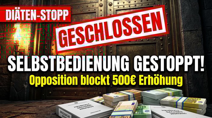Sachsens Selbstbedienungsladen bleibt geschlossen: Opposition stoppt dreiste Diätenerhöhung