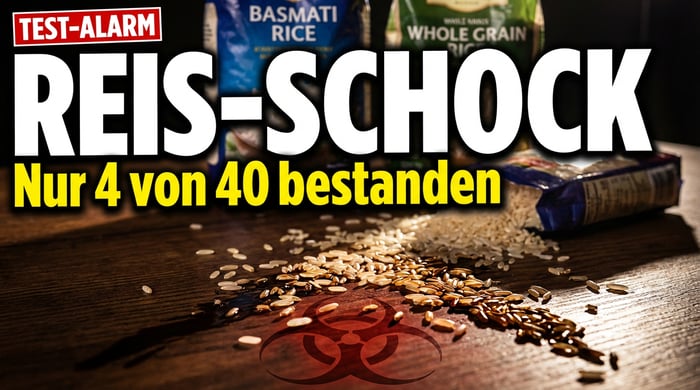 Schadstoff-Schock im Reisregal: Nur vier von 40 Produkten bestehen den Test