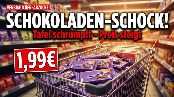 Schokoladen-Schock im Regal: Wie Markenkonzerne Verbraucher mit Tricks zur Kasse bitten