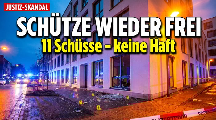 Schüsse auf Wohnhaus in Aachen: Polizeibekannter Iraker nach Festnahme einfach wieder freigelassen