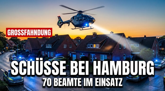 Schüsse, Flucht, Großfahndung: Polizei-Einsatz bei Hamburg endet mit Festnahme – Fragen bleiben