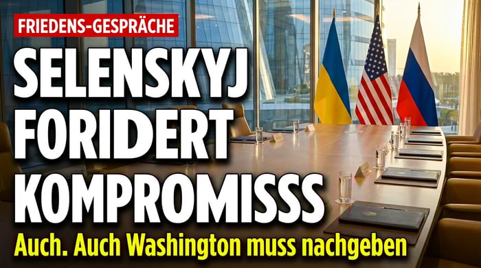 Selenskyj fordert Kompromissbereitschaft von allen Seiten – auch von Washington
