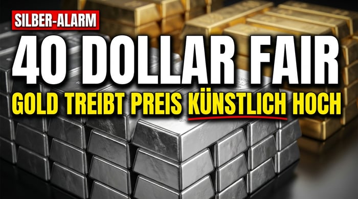 Silber-Alarm der Commerzbank: 40 Dollar fair – doch Gold hält den Preis künstlich oben
