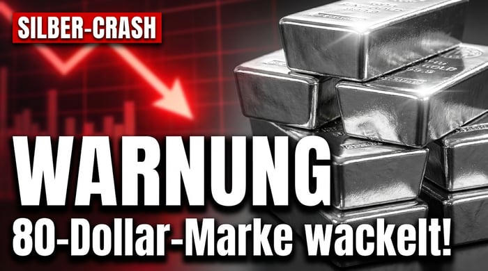 Silber ringt um Halt: Kann das Edelmetall nach dem Kursrutsch die 80-Dollar-Marke verteidigen?
