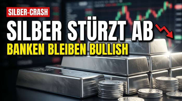 Silber trotzt dem Sturm: Warum die Großbanken trotz brutaler Kurseinbrüche unbeirrt bullish bleiben