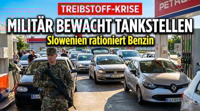 Slowenien greift zum Äußersten: Militär bewacht Tankstellen – ein Warnsignal für ganz Europa