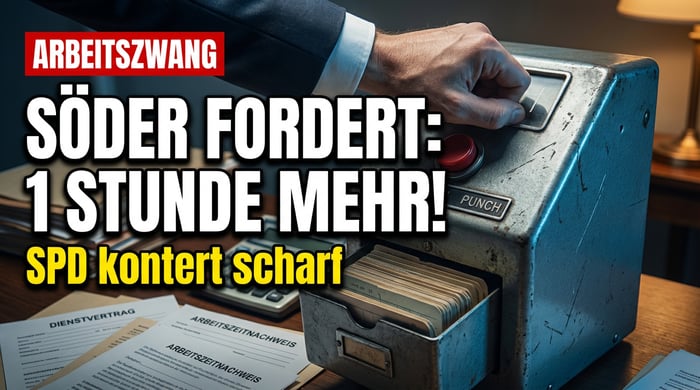 Söders Forderung nach Mehrarbeit: Wenn Politiker den Bürgern erklären, wie wenig sie leisten