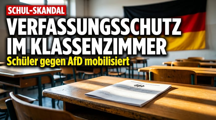 Staatliche Meinungsmache im Klassenzimmer: Verfassungsschutz agitiert Schüler gegen die AfD
