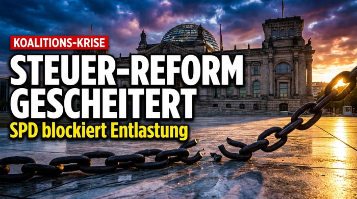 Steuerreform vor dem Aus: Merz gesteht Scheitern an SPD-Blockade ein