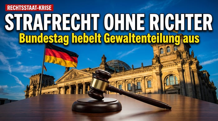 Strafrecht ohne Richter: Bundestag hebelt rechtsstaatliche Grundprinzipien aus