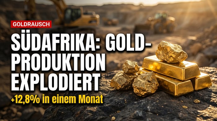 Südafrikas Goldförderung legt kräftig zu – ein Signal, das Anleger aufhorchen lassen sollte
