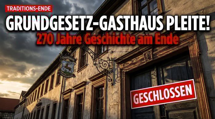 Symbolischer Niedergang: Historischer Gasthof, in dem das Grundgesetz entstand, meldet Insolvenz an