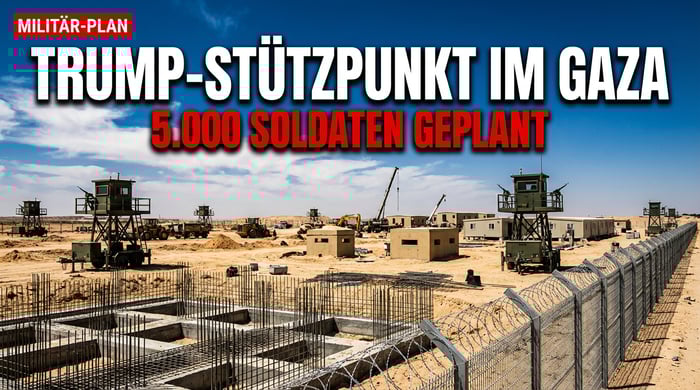 Trumps „Board of Peace": Gigantischer Militärstützpunkt für 5.000 Soldaten im Gazastreifen geplant
