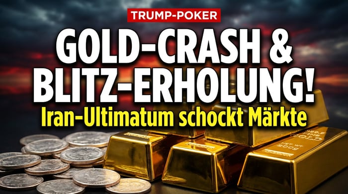 Trumps Iran-Poker: Edelmetalle erholen sich nach dramatischem Intraday-Crash