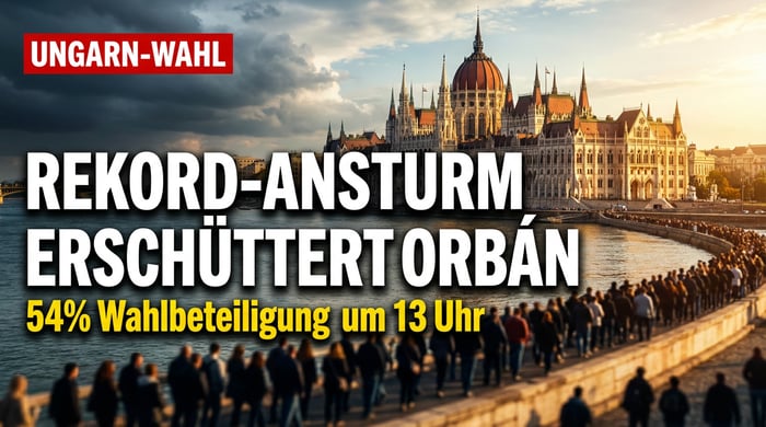 Ungarn vor dem Umbruch: Rekord-Ansturm auf die Wahllokale könnte Orbáns Ära beenden