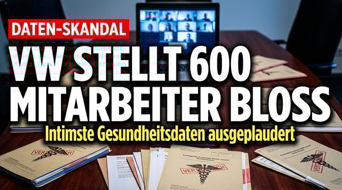 Volkswagen-Tochter stellt Hunderte Mitarbeiter mit intimsten Gesundheitsdaten bloß