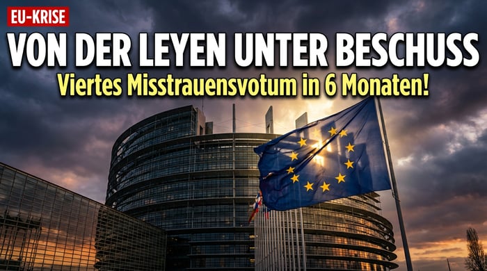 Von der Leyen im Dauerfeuer: Viertes Misstrauensvotum in nur sechs Monaten