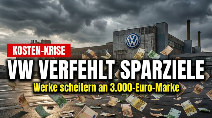 VW in der Kostenfalle: Deutsche Werke verfehlen erneut die Sparvorgaben