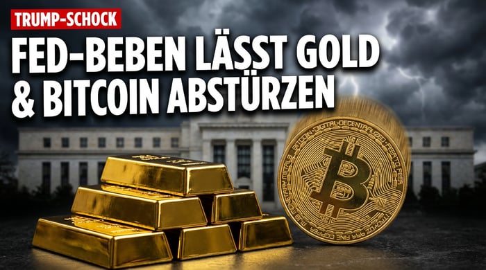 Warsh als neuer Fed-Chef: Trump-Entscheidung lässt Bitcoin und Gold abstürzen