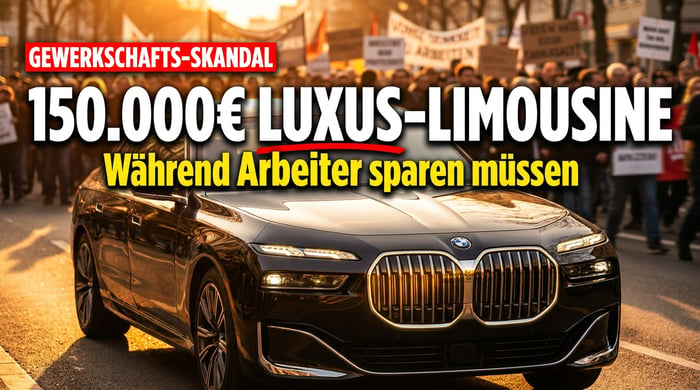 Wasser predigen, Luxuslimousine fahren: Die Dienstwagen-Doppelmoral der Gewerkschaftschefin