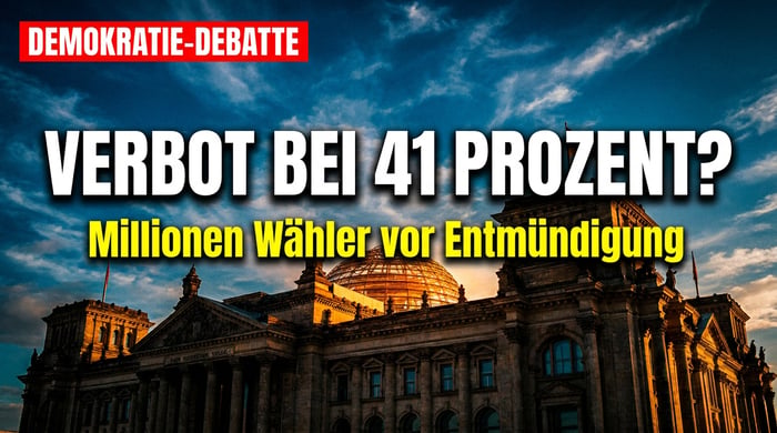 Wenn 41 Prozent zu viel sind: Der Ruf nach dem Verbotshammer gegen die AfD