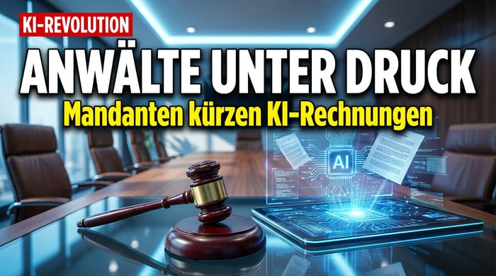 Wenn der Mandant die KI-Rechnung kürzt: Wie Künstliche Intelligenz das Geschäftsmodell der Anwaltskanzleien erschüttert
