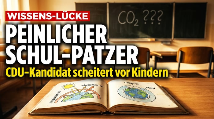 Wenn der Ministerpräsidentenkandidat am Schulwissen scheitert: Hagels peinlicher Auftritt vor Kindern
