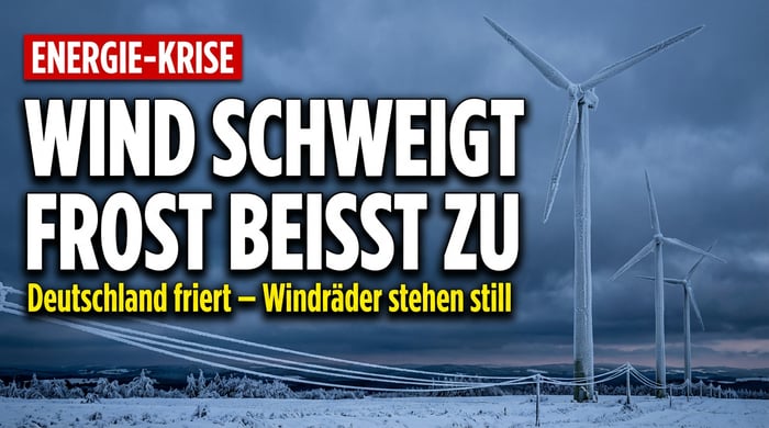 Wenn der Wind schweigt und der Frost zubeißt: Deutschlands Energiewende entlarvt sich selbst